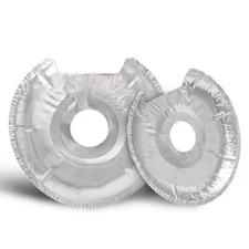 Round Electric Stove Burner Covers Thicker Aluminum Foil Burner Liners Disposabl