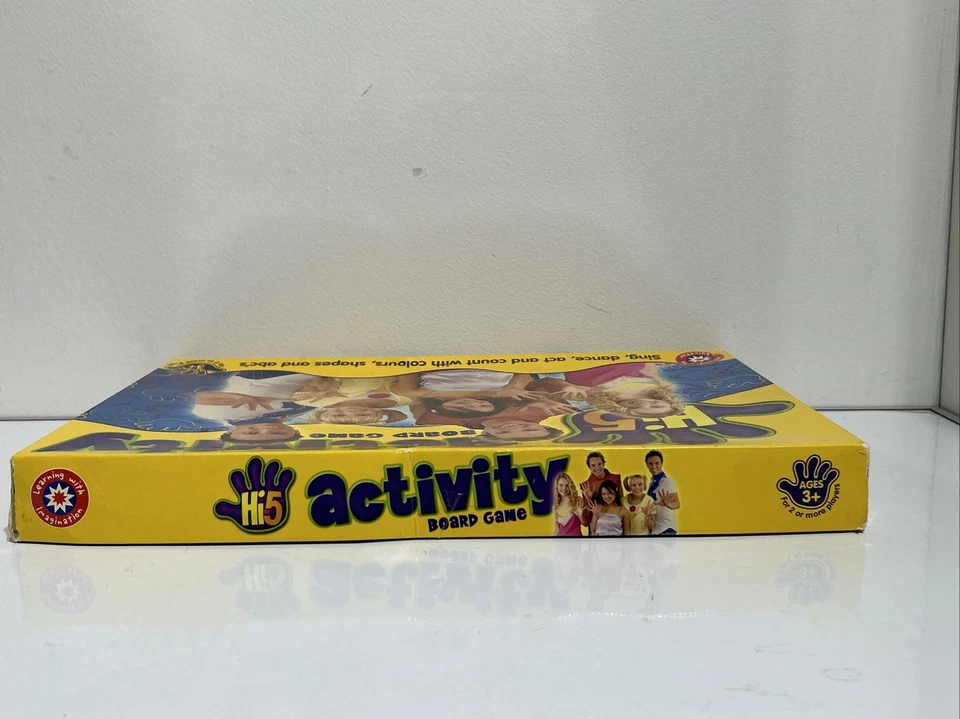 Hi 5 Activity Board Game 2004 -GC -Ages 3+ -Original Cast- 2+ Player- Incomplete - Image 3 of 4