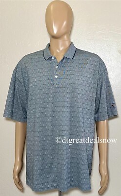 NIKE GOLF DRI-FIT ダークグレーメンズポロシャツ速乾XXL 刺繍 NIKE GOLF DRI-FIT ダークグレーメンズポロシャツ速乾XXL 刺繍