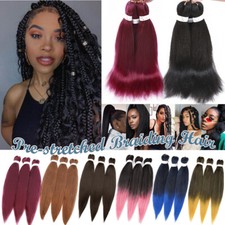 5 packs Yaki Straight Pre-stretched Braiding Box Braids Twist Hair Extensions D8