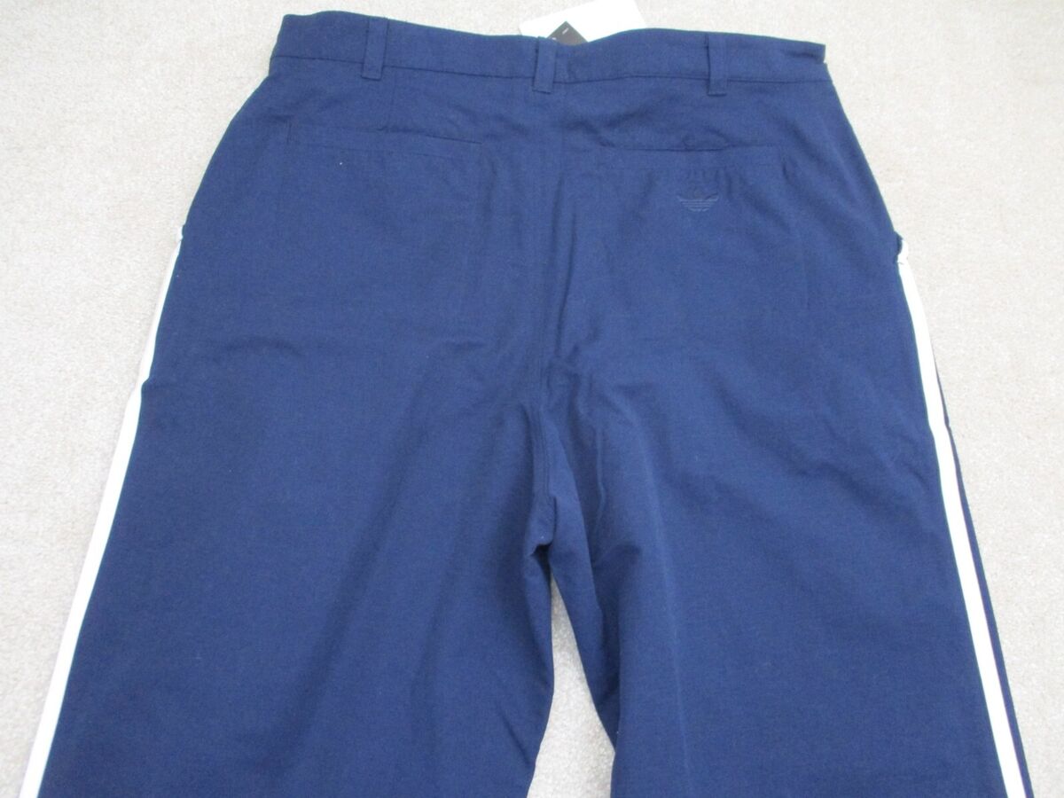 Adidas Men's 34x32 Skate Chino Pants Navy Blue White 3 Adidas Men's 34x32 Skate Chino Pants Navy Blue White 3