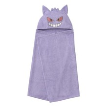 NEW MonPoke Pokemon Gengar Hooded Bath Towel for Kids Soft 100 Cotton From JPN