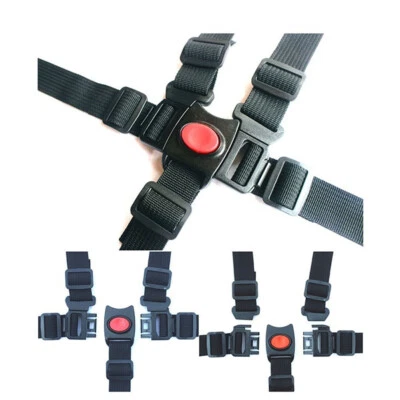 MARKENLOS 1-5PCS Baby 5Point Safety Belt Stroller Pushchair Chair Strap Adjustable Harness