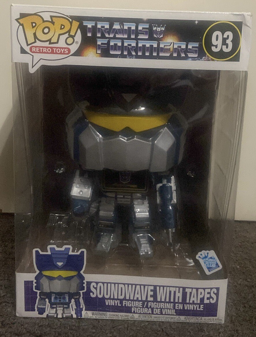 Funko Pop! Vinyl Jumbo 10&Quot;: Transformers - Soundwave With Tapes (Jumbo) -...