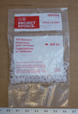Project Source Tile Project Source 1/8 in 500 Tile Spacers | eBay