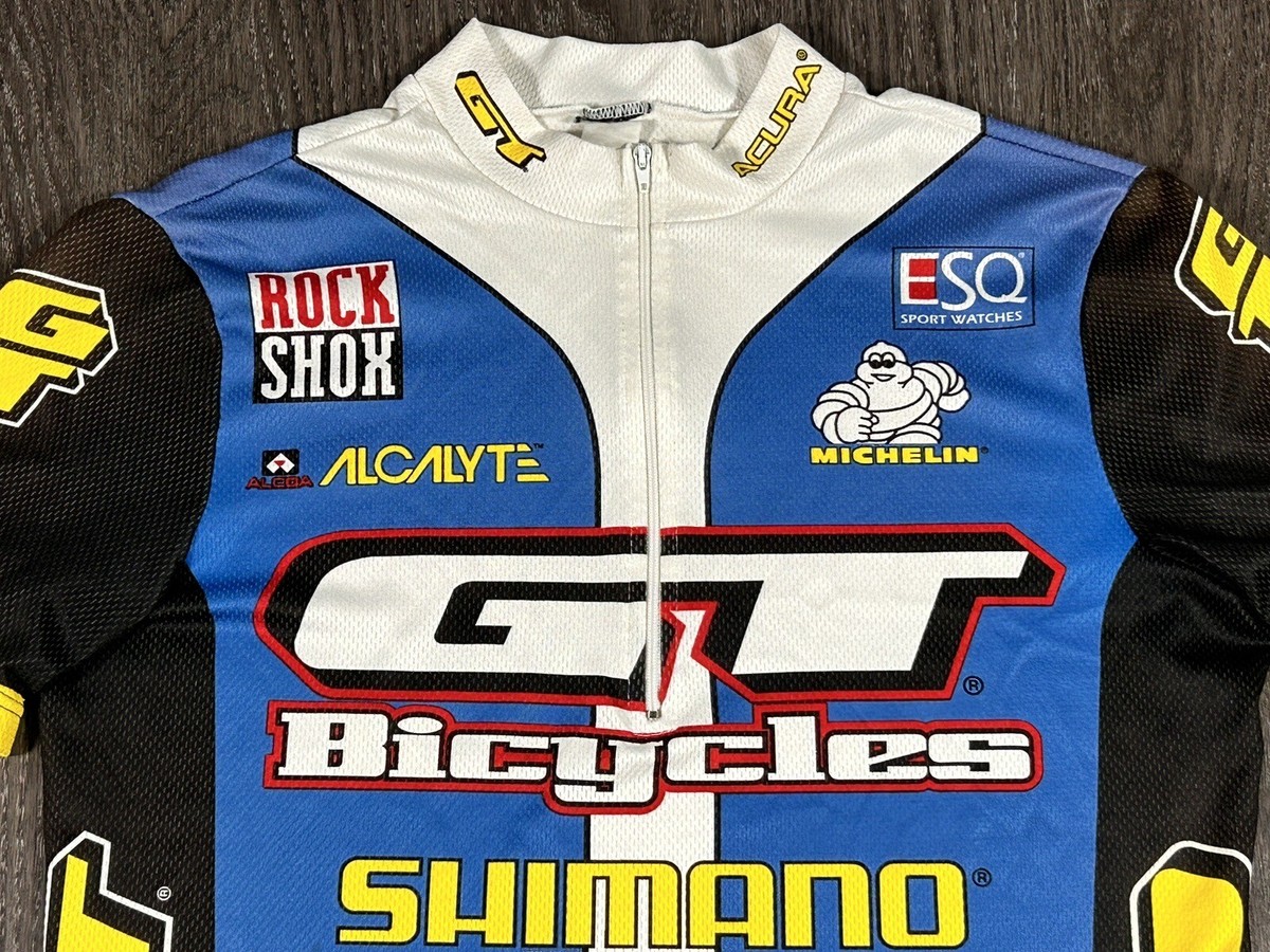 De Marchi GT Bicycles Jersey Mens M /L Blue Sleeveless Italy