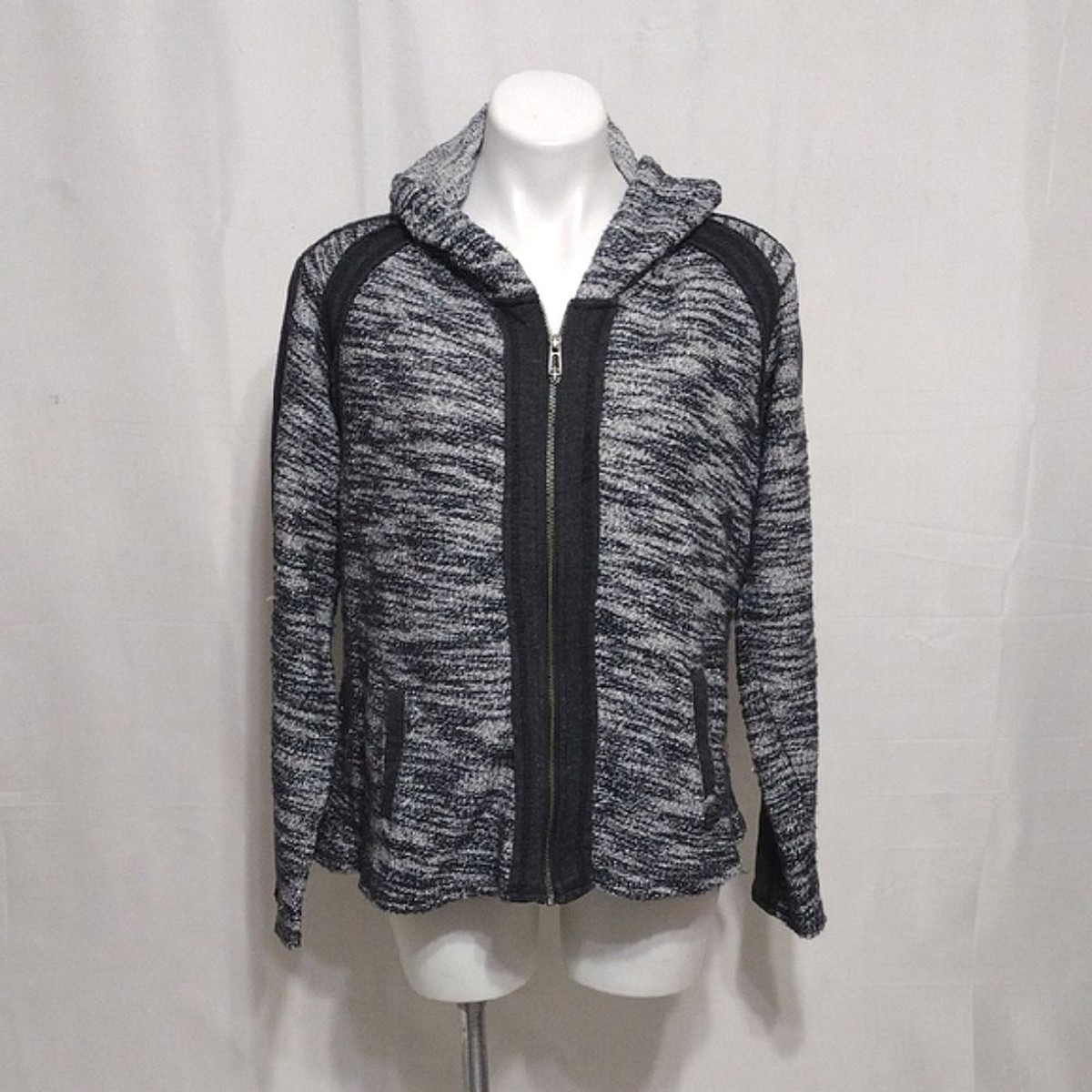 Harley-Davidson Y2K Distressed Zip Hoodie Jacket XL Embroidered