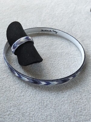 Damenring Emaille und 1 Armreif Emaille Firma Michaela Frey Ring wunderbarer