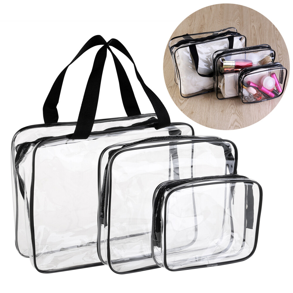 Decoration Scissor Large Size Travel Organizer Transparent Toiletry