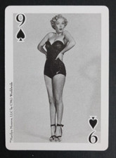 Bicycle Marilyn Monroe Playing Card 9 Spades