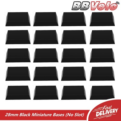 28mm Square Bases für Miniaturmodelle Wargaming Spiele kompatibel mit GW WH