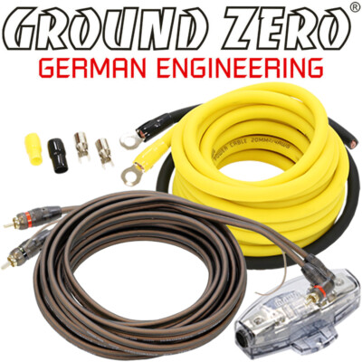 Ground Zero GZPK 20X-II Kabelset 20mm² Kabelkit Kabel Set > Endstufe Verstärker