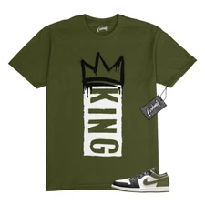 1 Low Medium Olive Black Toe White T Shirt to Match K1
