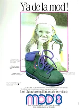 Advertising 1022 1989 Kids Boot Shoes Mod'8