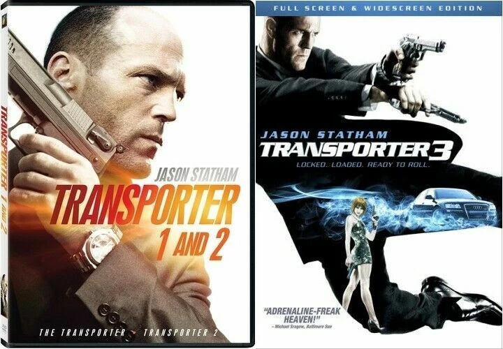 The Transporter Trilogy 1 2 3 One Two Three DVD 2015 Jason Statham NEW