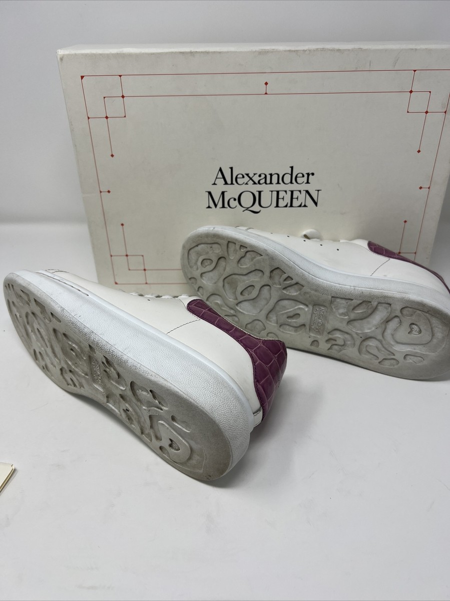 Alexander McQueen Oversized Sneakers White / Light Purle