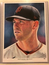 2021 Topps Living Set #457 Anthony DeSclafani Fine Art Print 10x14 Mayumi Seto