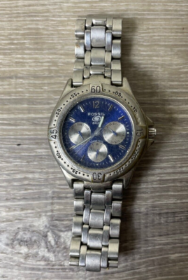 Fossil Blue BQ9035 Mens Watch Not Working Poor Condition | eBay