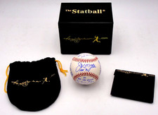 JOE MORGAN SIGNED STATBALL STAT BASEBALL W/ 20 INSCRIPTIONS AUTOGRAPH RJ.COM