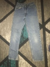 Vintage Levi Denim Jeans Slim 14 Waist 24 - Length 26 A9