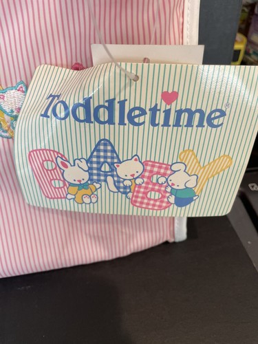 Bolsa de biberón de pañales para bebé de vinilo para niños pequeños con etiquetas NOS de colección - Imagen 4 de 7