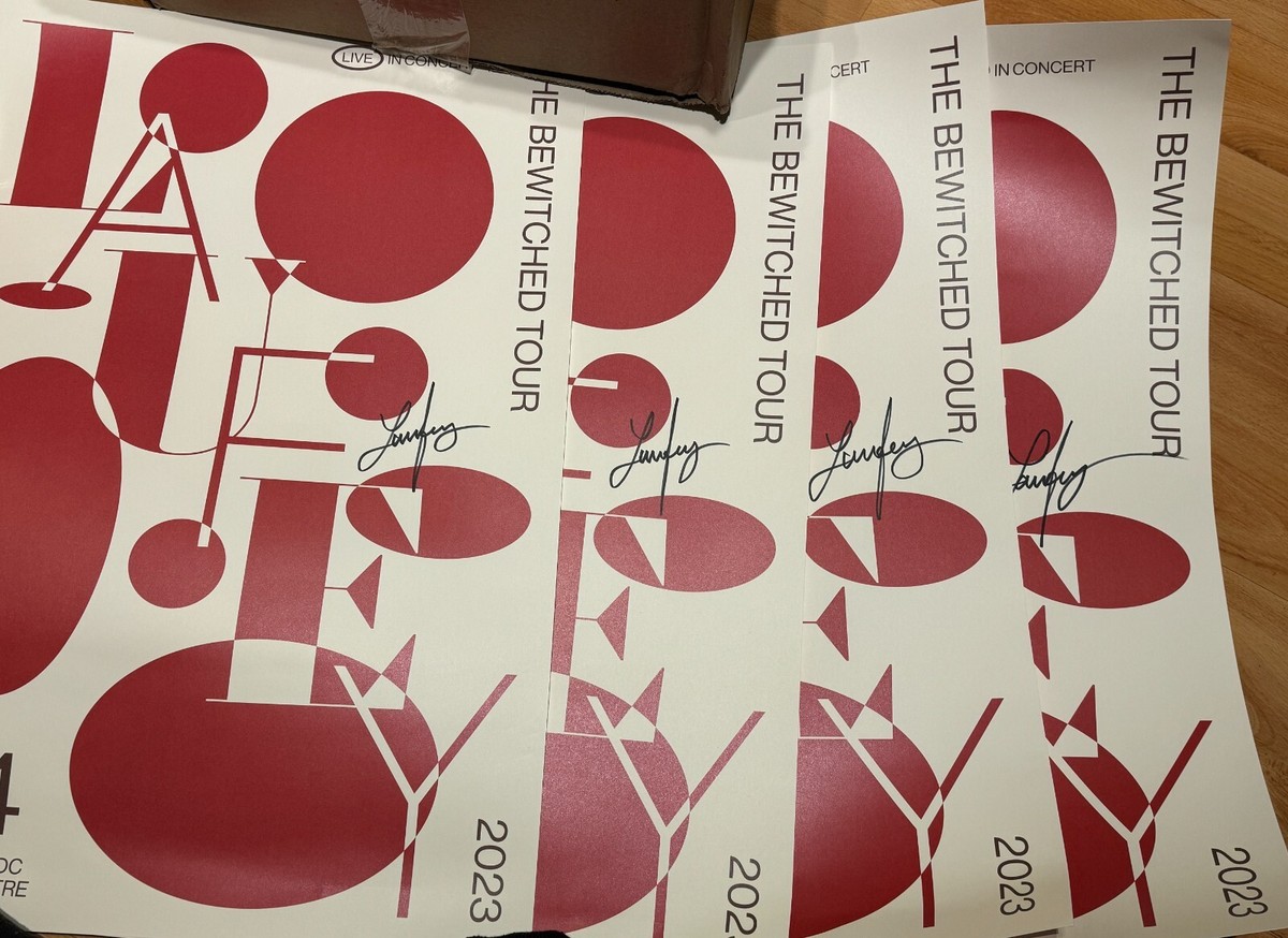 LAUFEY OFFICIAL SIGNED AUTOGRAPHED THE BEWITCHED TOUR POSTER