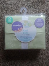 New Babies R Us Soft Cotton Crib Fitted Sheet Green