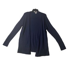 Gap Women's Navy Blue Open Cardigan Sweater Medium