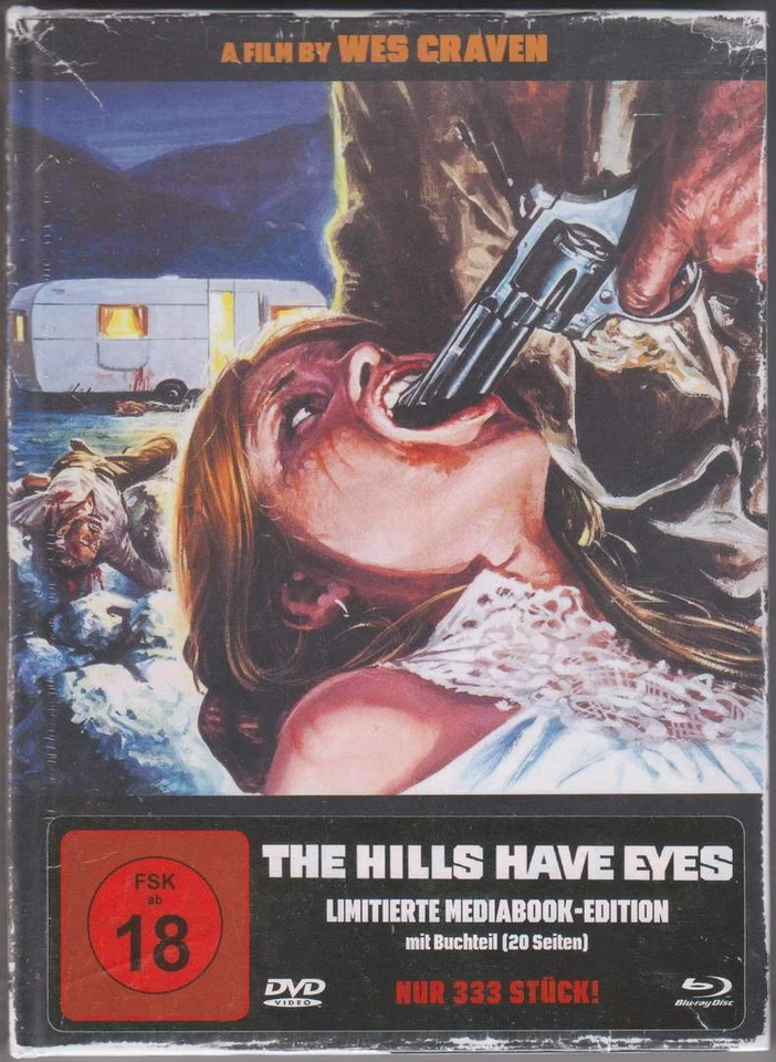 "THE HILLS HAVE EYES" - Wes Craven Horror Kult - BLU RAY + DVD MEDIABOOK Cover B - Bild 2 von 3