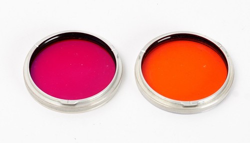 Rollei HFT Set Rolleinar 1 & 2 Filter Yellow UV Red Orange Lens Hood RIII R3 •• - Picture 5 of 14