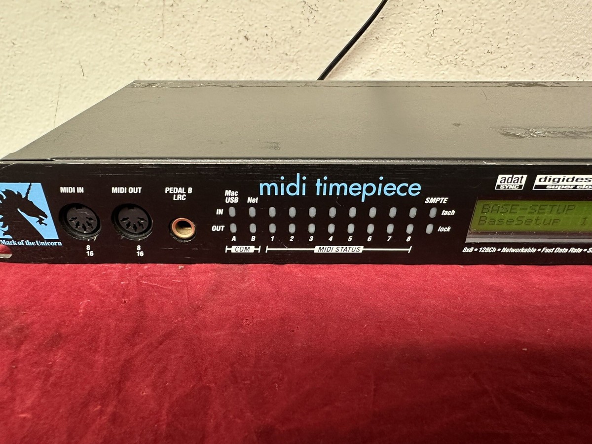 MOTU MIDI TimePiece MTP AV Interface Patchbay Synchronizer Locator