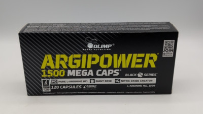 Olimp Argi Power 1500 Mega Caps 120 Kapseln L Arginin Supplement