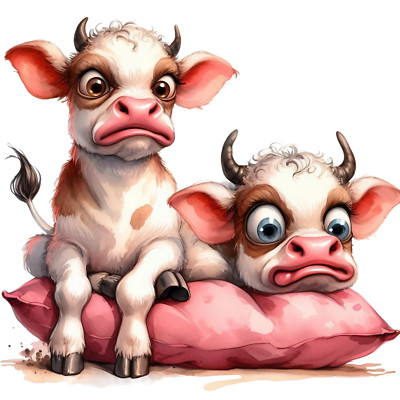 XXL 18X18 car sticker funny cow sticker weatherproof vinyl sticker