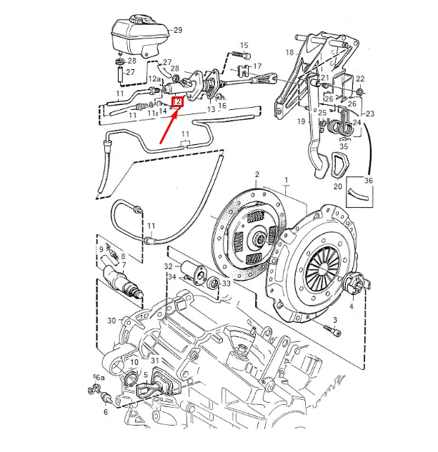 Volvo v70 clutch master cylinder replacement deals