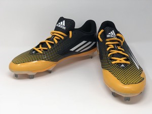 black and gold adidas baseball cleats
