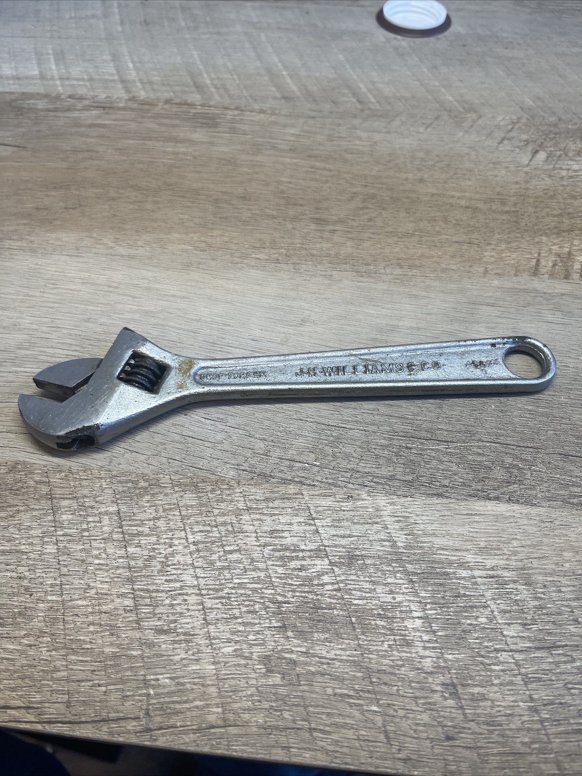 J.H. Williams 8" SUPER JUSTABLE ADJUSTABLE WRENCH USA owned by snapon eBay