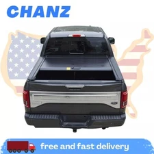 Tonneau Cover Truck Bed For Ford F-150 Retractable Waterproof Aluminum Locking