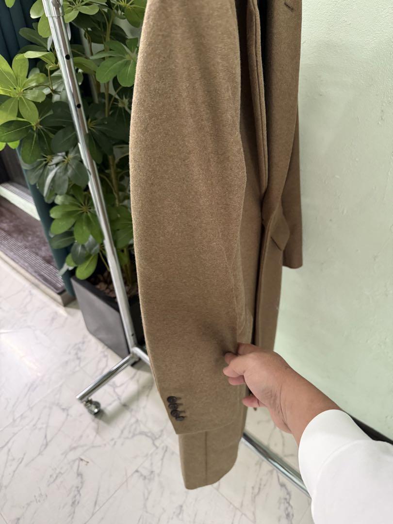AMI Paris Chester Coat 48 L Camel Glossy by Alexandre AMI Paris Chester Coat 48 L Camel Glossy by Alexandre