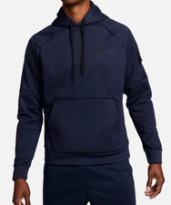 NWT Nike Therma Men's Big  Tall Therma Hoodie Sweatshirt Navy Blue 4XL