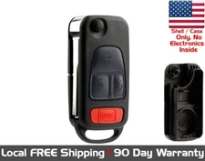 1x New Replacement Remote Flip Key Fob SHELL / CASE For 1997-2005 Mercedes ML