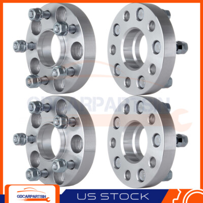 (4) 1'' 25mm Hubcentric 5x4.5 5x114.3 Wheel Spacers Fits Honda Accord Civic Acura