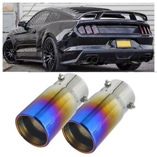 2xfor Chevrolet Camaro Us Exhaust Pipe Tip Rear Tail Throat Muffler Stainless 2xfor Chevrolet Camaro Us Exhaust Pipe Tip Rear Tail Throat Muffler Stainless