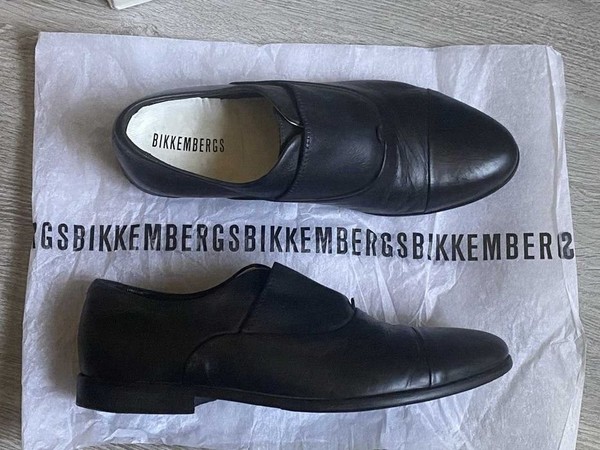 Men Dirk Bikkembergs Heels Black Leather 40
