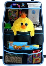 Backseat Car Organizer Multi Pockets 23" Long x 15" Wide Black
