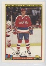 1990-91 Bowman Hat Tricks Glossy John Druce #16 t4m