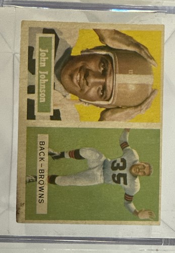 John Henry Johnson #16 1957 Topps card