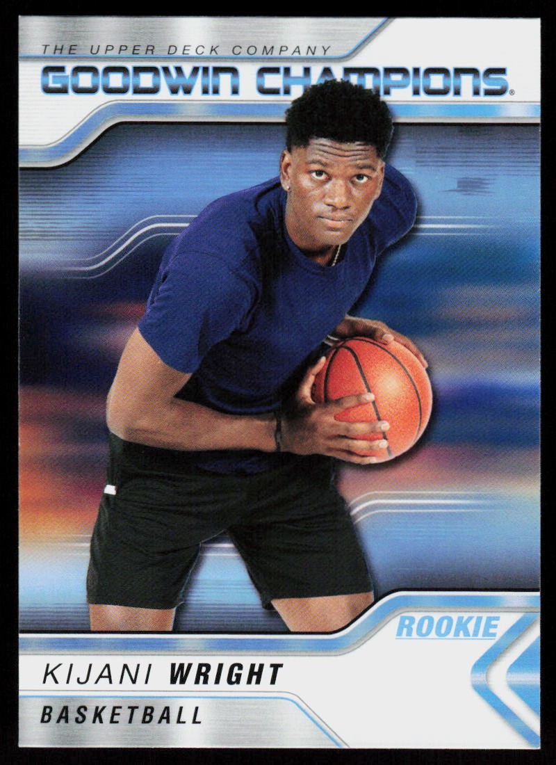 2023 Upper Deck Goodwin Champions Upper Deck Kijani Wright 17 Basketball SUNS RC