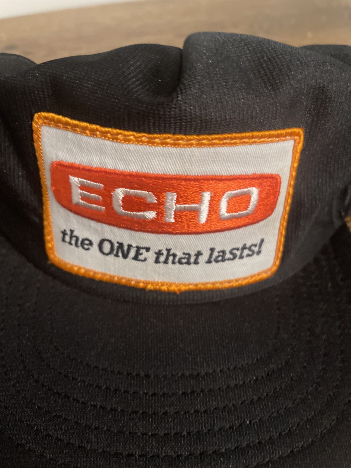 Vintage USA MADE Echo Chainsaw Patch Trucker Hat … - image 3