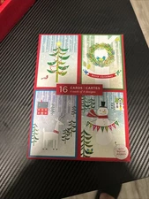 Hallmark Religious Christmas Boxed Cards, Nativity Scene 16 Christmas Cards and