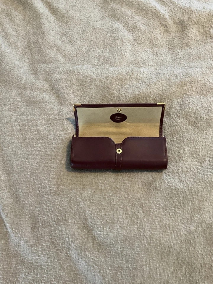 Cartier подлинный солнцезащитные очки жесткий чехол очки аксессуар - Изображение 2 из 4